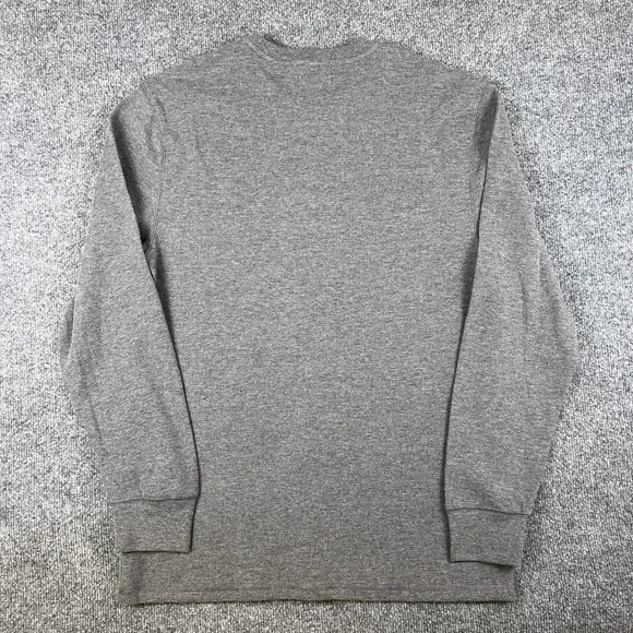 Polo Ralph Lauren Thermal Waffle Knit Shirt Mens L Gray Long Sleeve Pony NWT - Picture 4 of 11